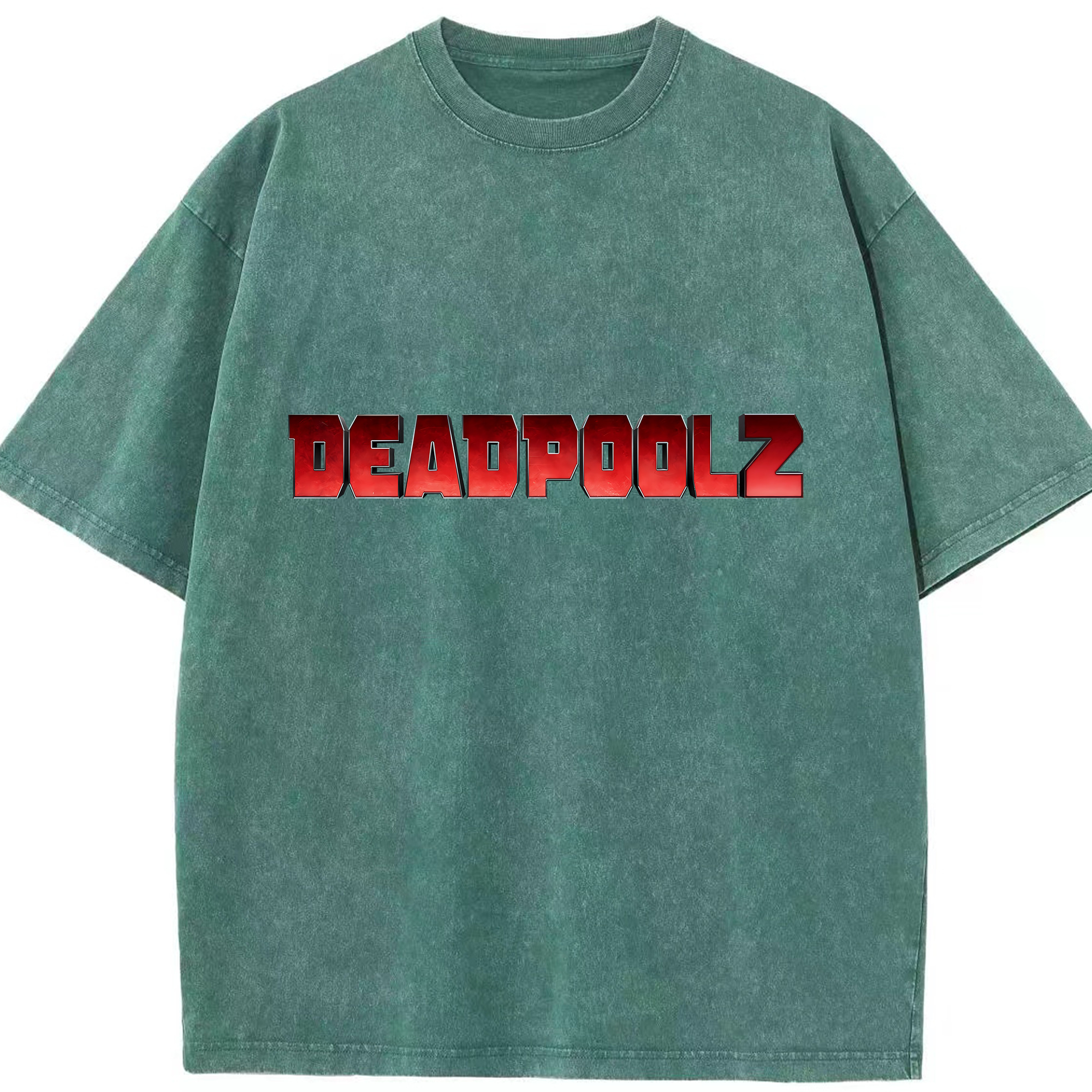 （画像用） Deadpool デッドプール 綿100% ヴィンテージ風 半袖Tシャツ（フロントプリント）